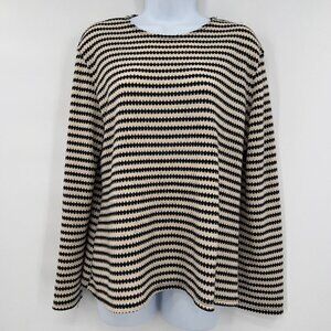 Boho Chic Striped Long Sleeve Top